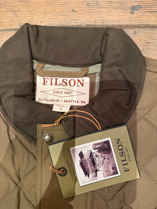 Filson Quilted Mile Marker Jacket NWT Vintage 11010773 Marsh Olive Extra Large Made in the USA