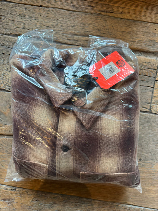 Filson Mackinaw Wool Cruiser | X Large | Brown Tan Ombre | Made in USA | NWT $550