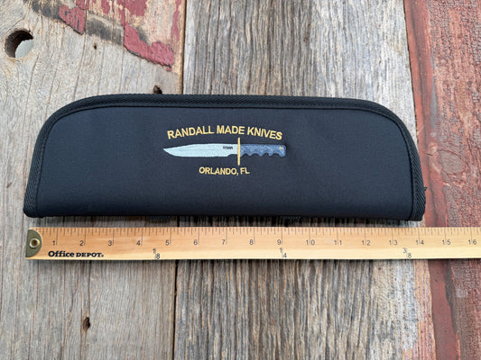New Robbins Custom Knife case Randall Model 14 Logo Silk threading 13 inch interior usable case