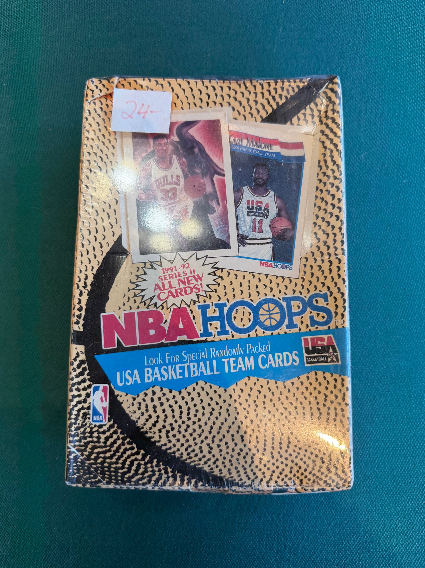 1991-92 NBA Hoops Series 2 Factory Sealed Box - Factory Sealed 36 packs per box 15 cards per pack