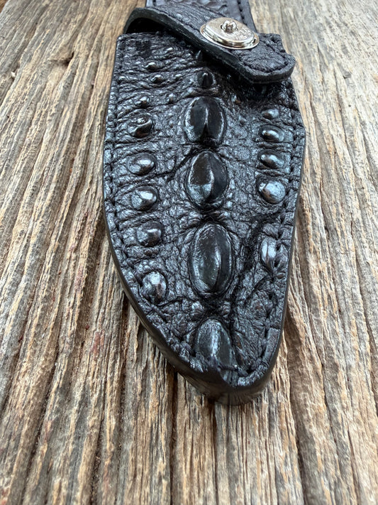 Randall Model 19-5 Exotic Snapping Turtle Horned Tail Sheath from Treeman.