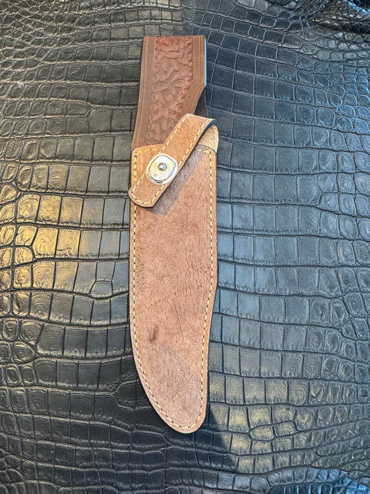 Randall Model Nordic Special Dealer Special” Exotic Sheath in Grey Hippo by Treeman.