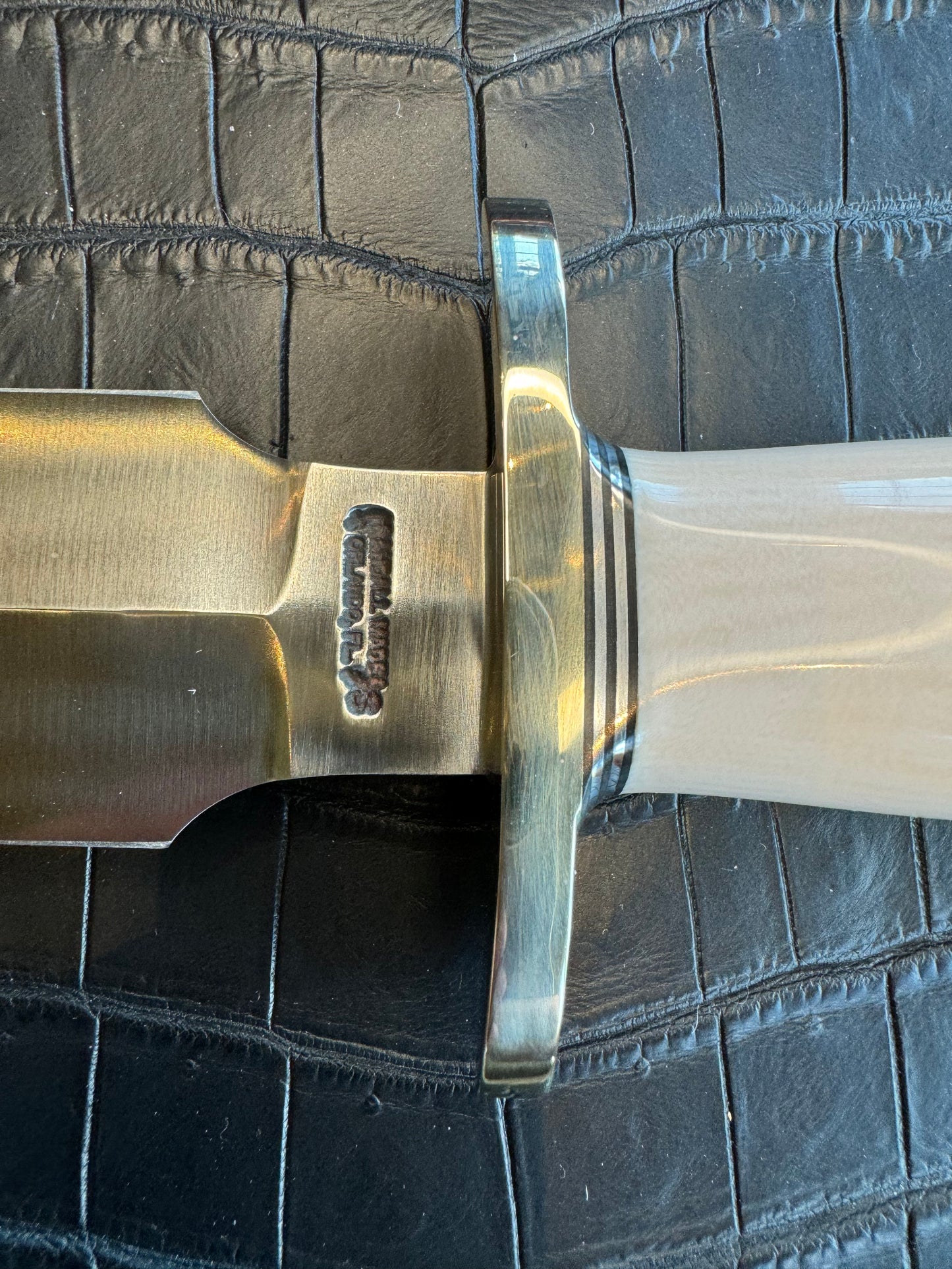 New in Paper Randall Knife Clinton Special TC Nickel Hilt Stainless Steel Resin