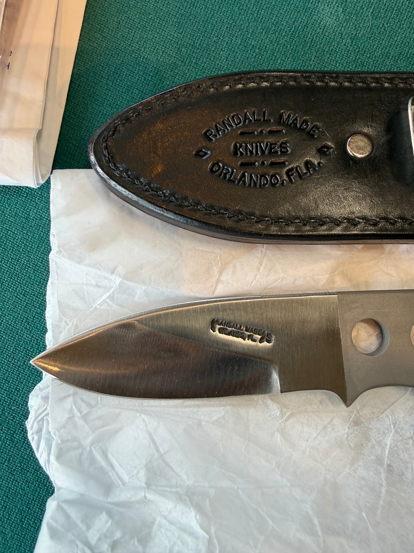 New in paper Randall Knife Model Triathlete  “Non Catalog” Stainless Steel