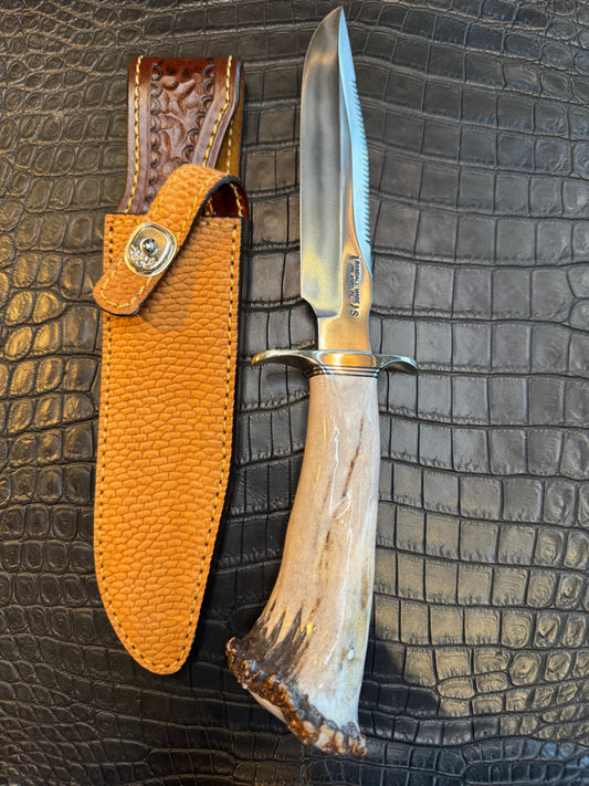 Randall Model 1-7 Sheath Straight Hilt in Exotic Beaver Tail by Treeman. (Sheath only)