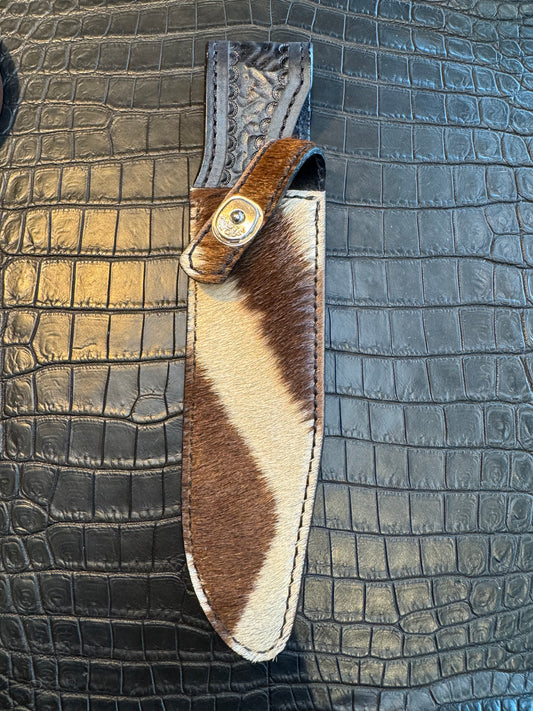 Randall Model 1-7 Exotic Sheath in Zebra by Treeman.