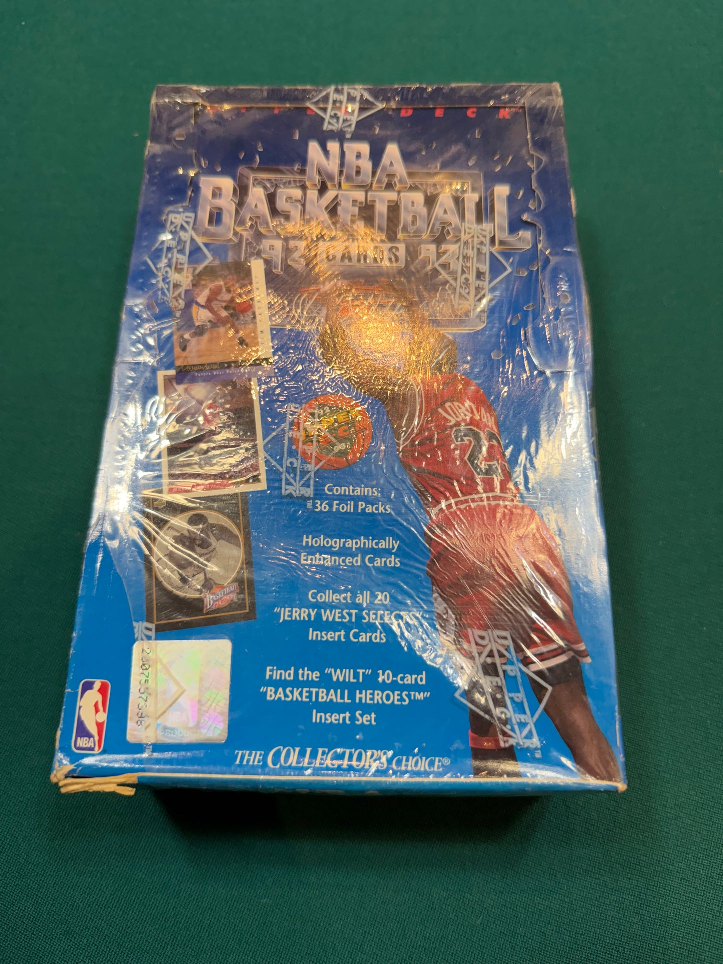 1992/93 Upperdeck Basketball Hobby Box Low Series (36) packs per box. Factory Sealed!