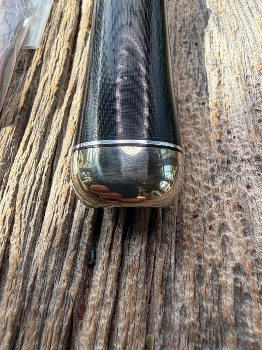 New in Paper Randall Model “Gambler” 4 Inch in a Black Micarta handle, Nickel hilt, Stainless steel blade, rounded nickel silver butt cap.