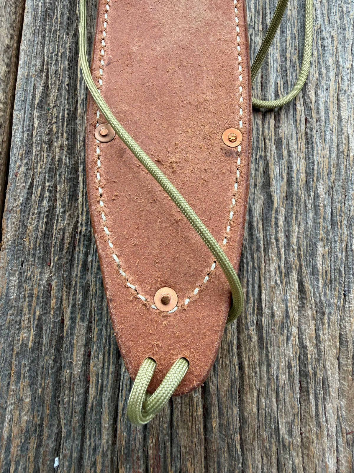 New Randall Johnson Gutcher Riveted Rough Back Knife Sheath Model 14 or 18-7.5