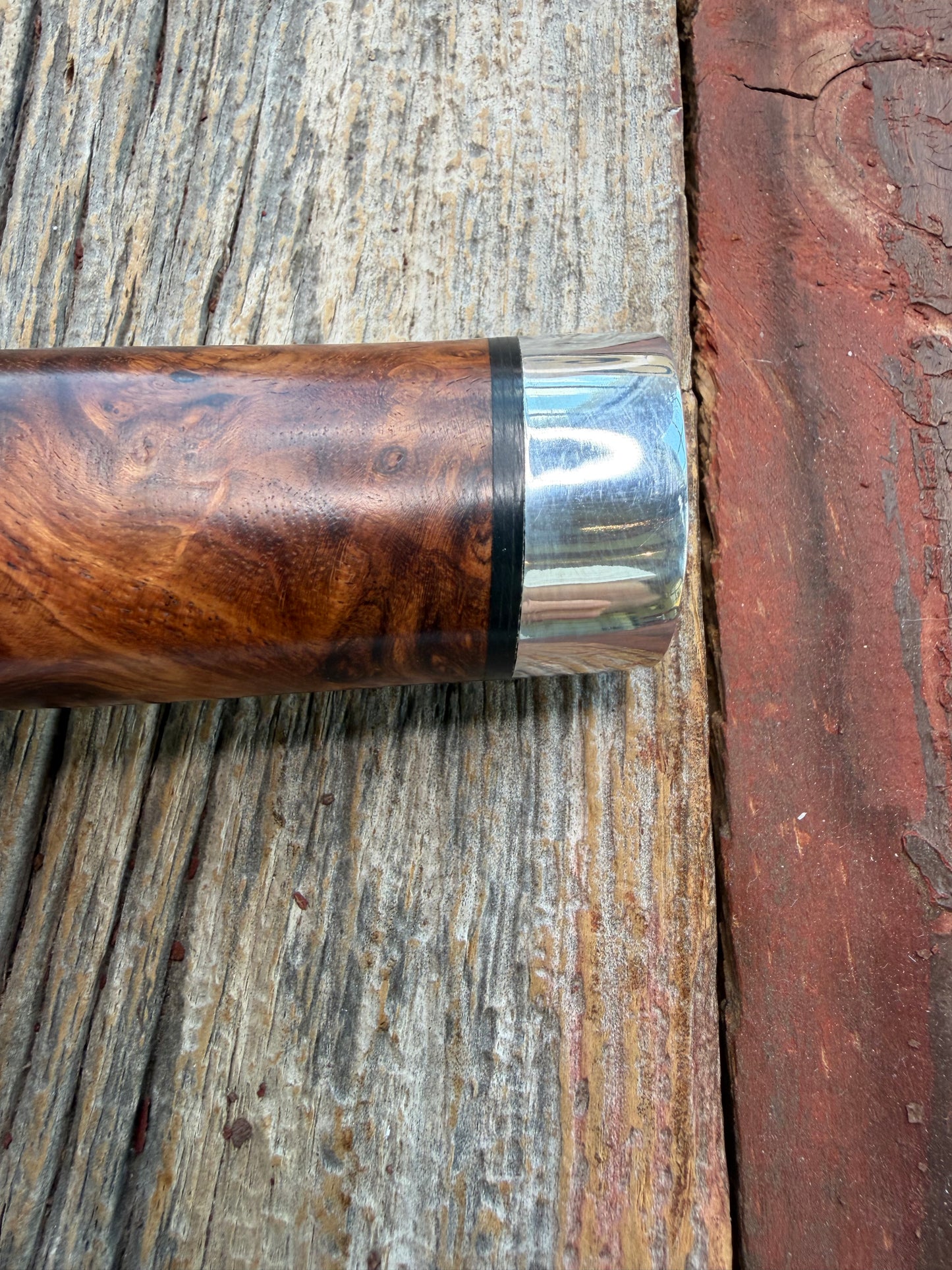 Randall Model 1-7 Honduran Rosewood Stainless NSH Aluminum Butt Sawteeth black Spacers