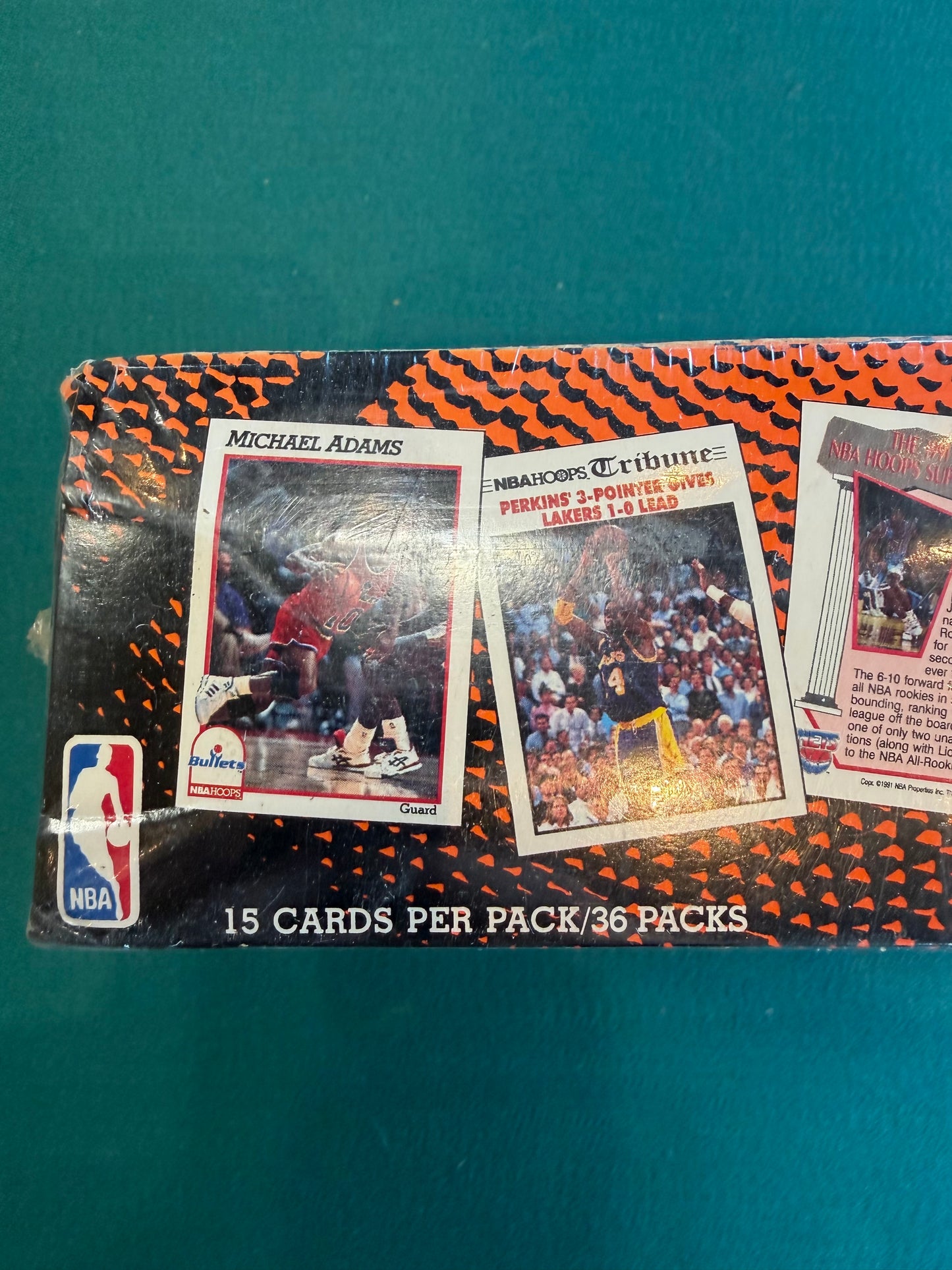 1991-92 NBA Hoops Series 2 Factory Sealed Box - Factory Sealed 36 packs per box 15 cards per pack