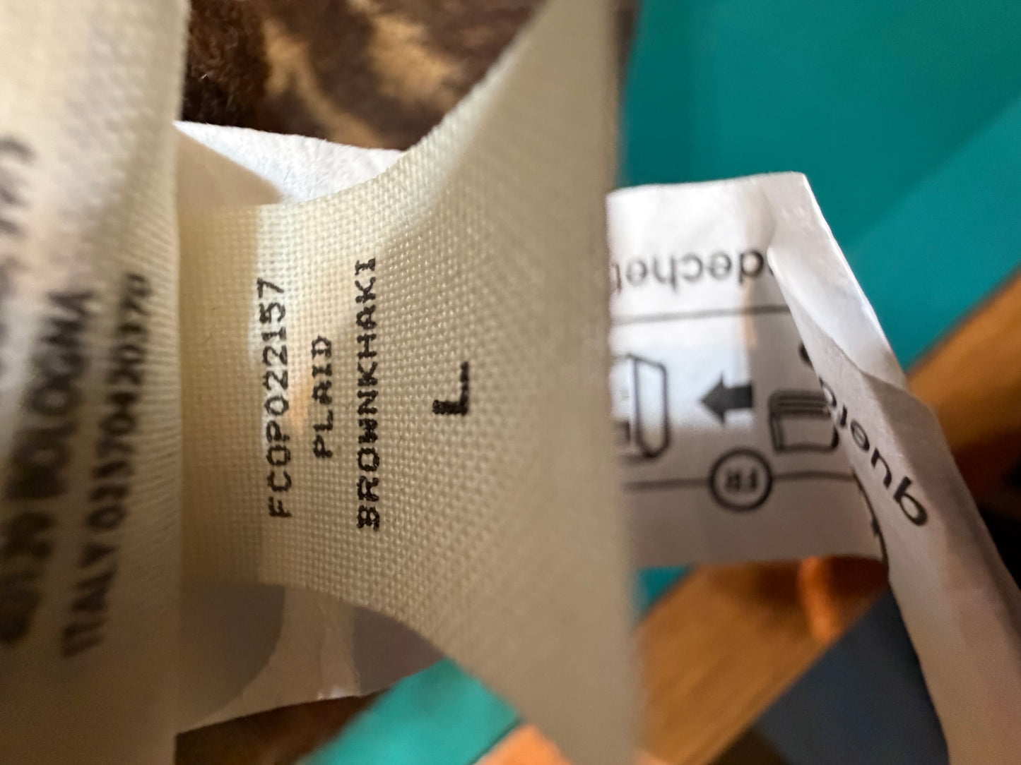 Filson Jacquard Wool Cruiser Brown and Khaki Large #20285029 Made in the USA, Discontinued Factory 1st NWT