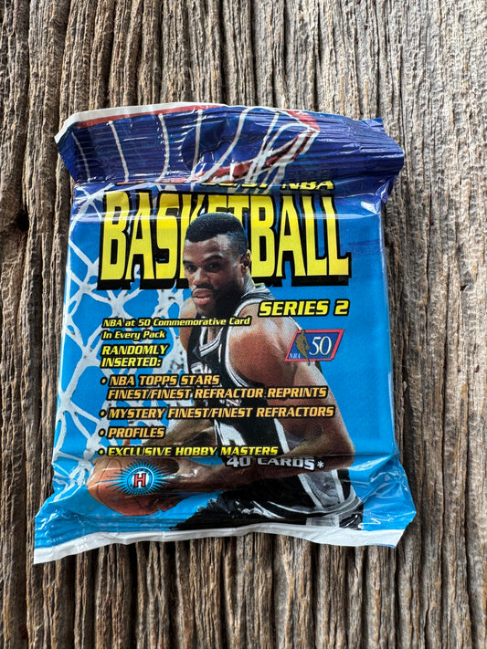 1996/97 Topps Jumbo Hobby Pack 40 Cards, Kobe Rookie.