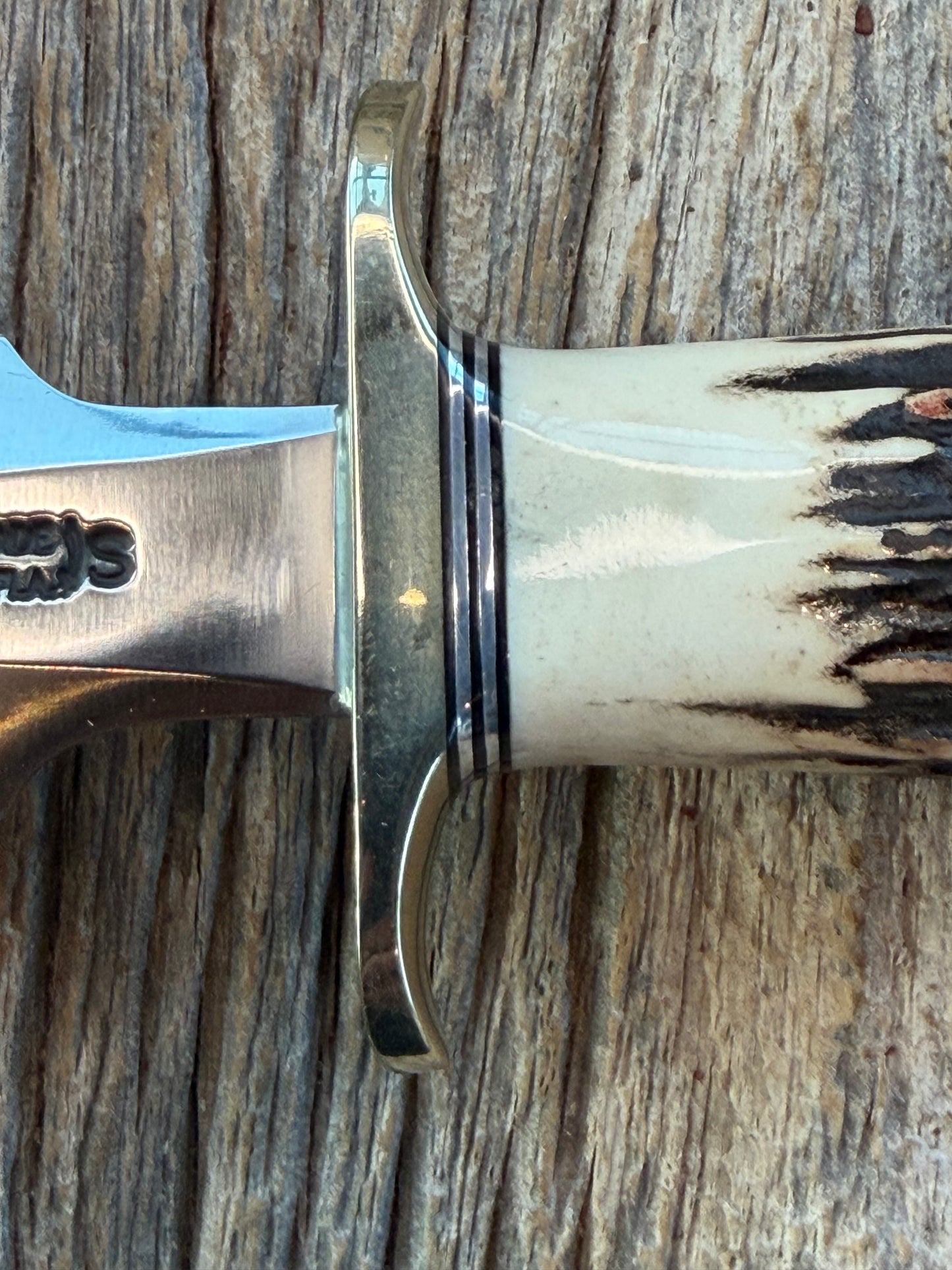 Randall Knife Model 2-7 Popcorn Stag, Stainless Blade, NSH, Lanyard