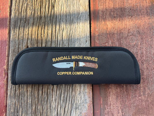 New Robbins Custom Knife case Randall Copper Companion Silk threading 13 inch velvet interior usable case