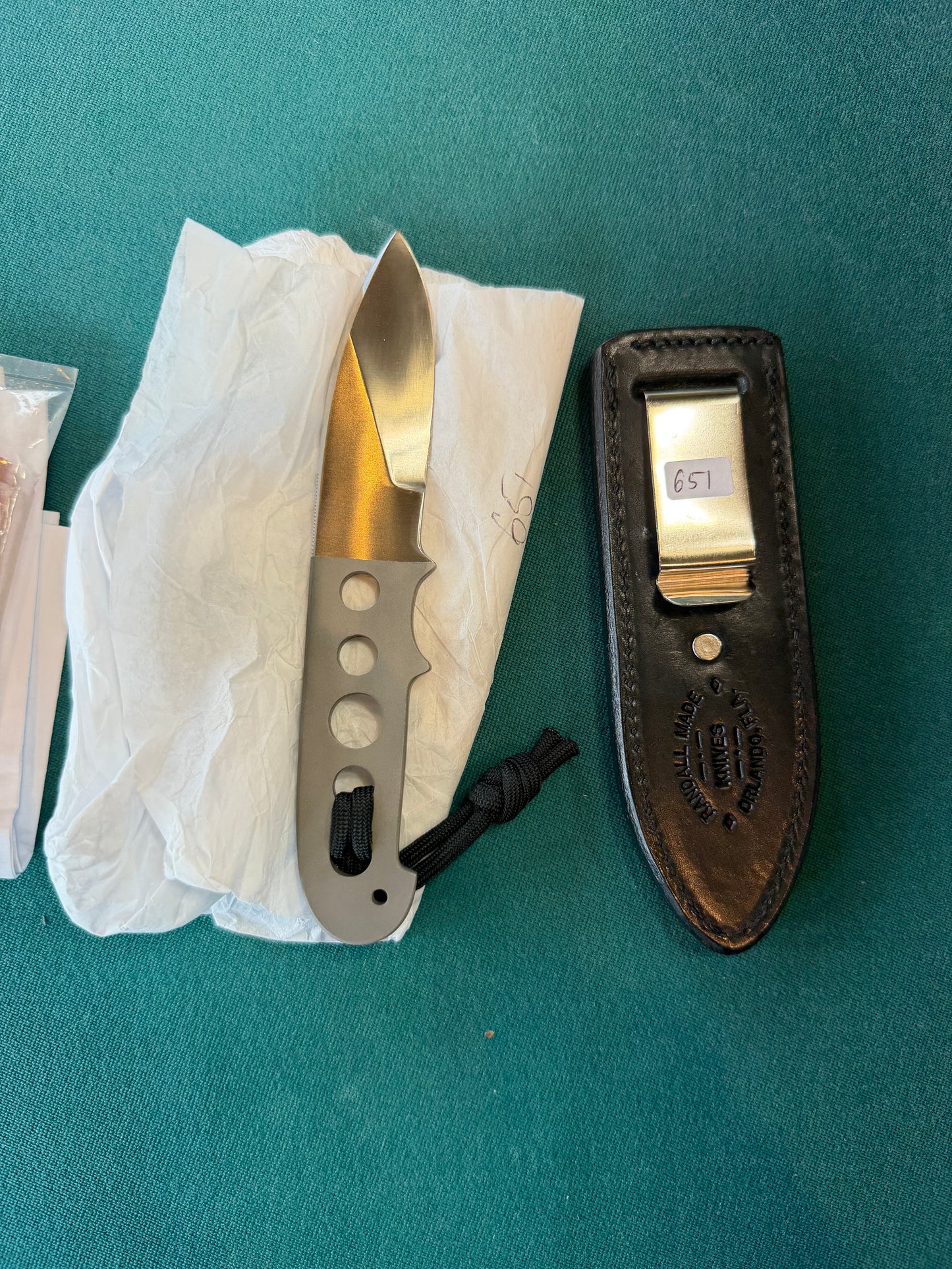 New in paper Randall Knife Model Triathlete  “Non Catalog” Stainless Steel