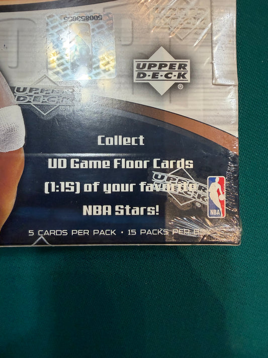 2002/03 Upperdeck Hardcourt Bowman’s Basketball Hobby Box Sealed 15 packs per box