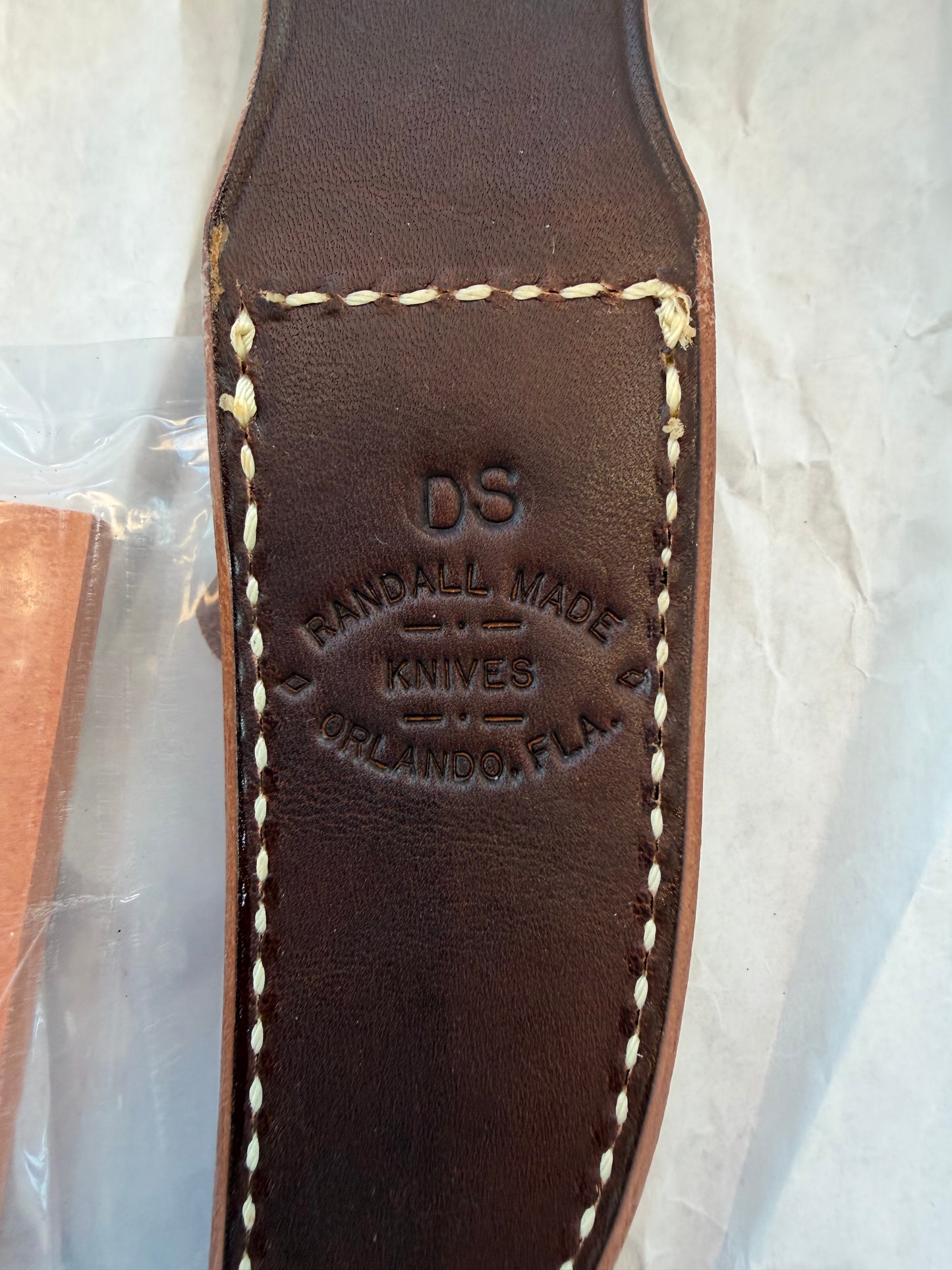 New in Paper Randall Made Knife Model GTR Stainless Nickel Hilt