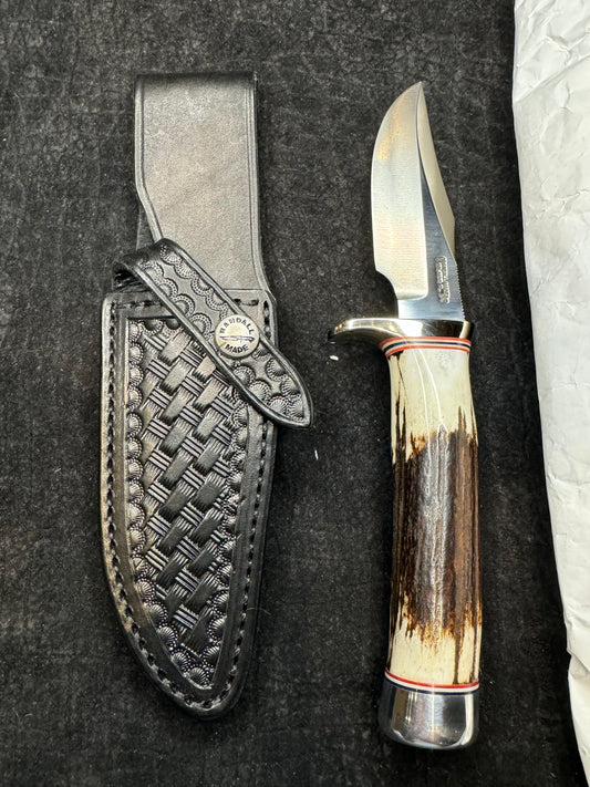 New Randall Knife Stanaback Special Nickel Silver Hilt Stag Stainless Steel