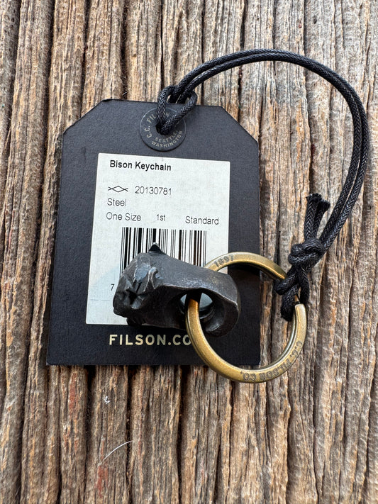 Filson Steel Buffalo Key Chain Sold out at Filson.