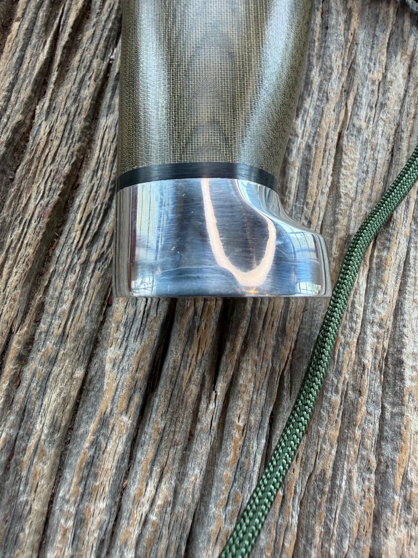 New Paper Randall Made Knife Model Sergeant Green Micarta Stainless Nickel Hilt