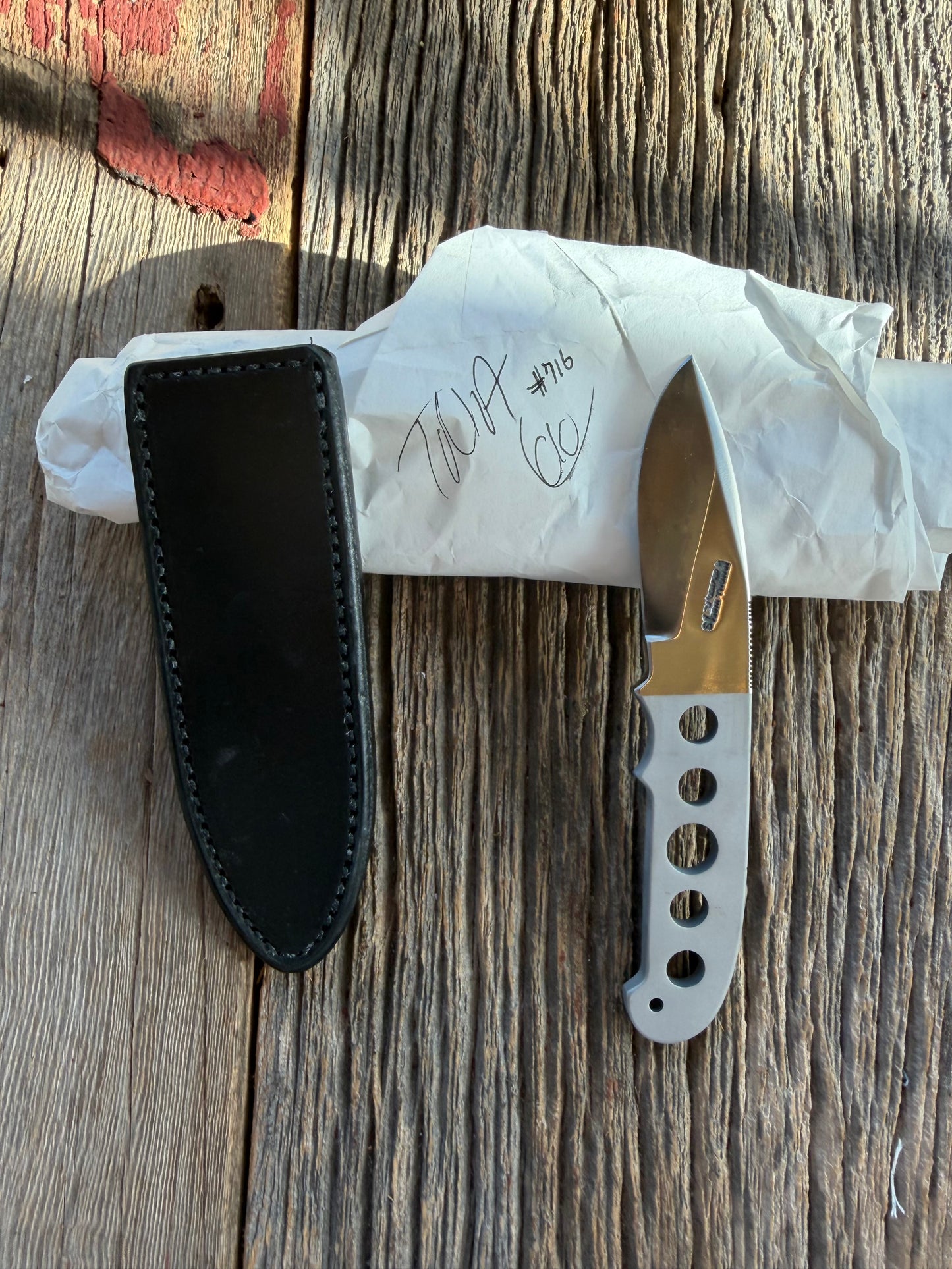 New in paper Randall Knife Model Triathlete  “Non Catalog” Stainless Steel