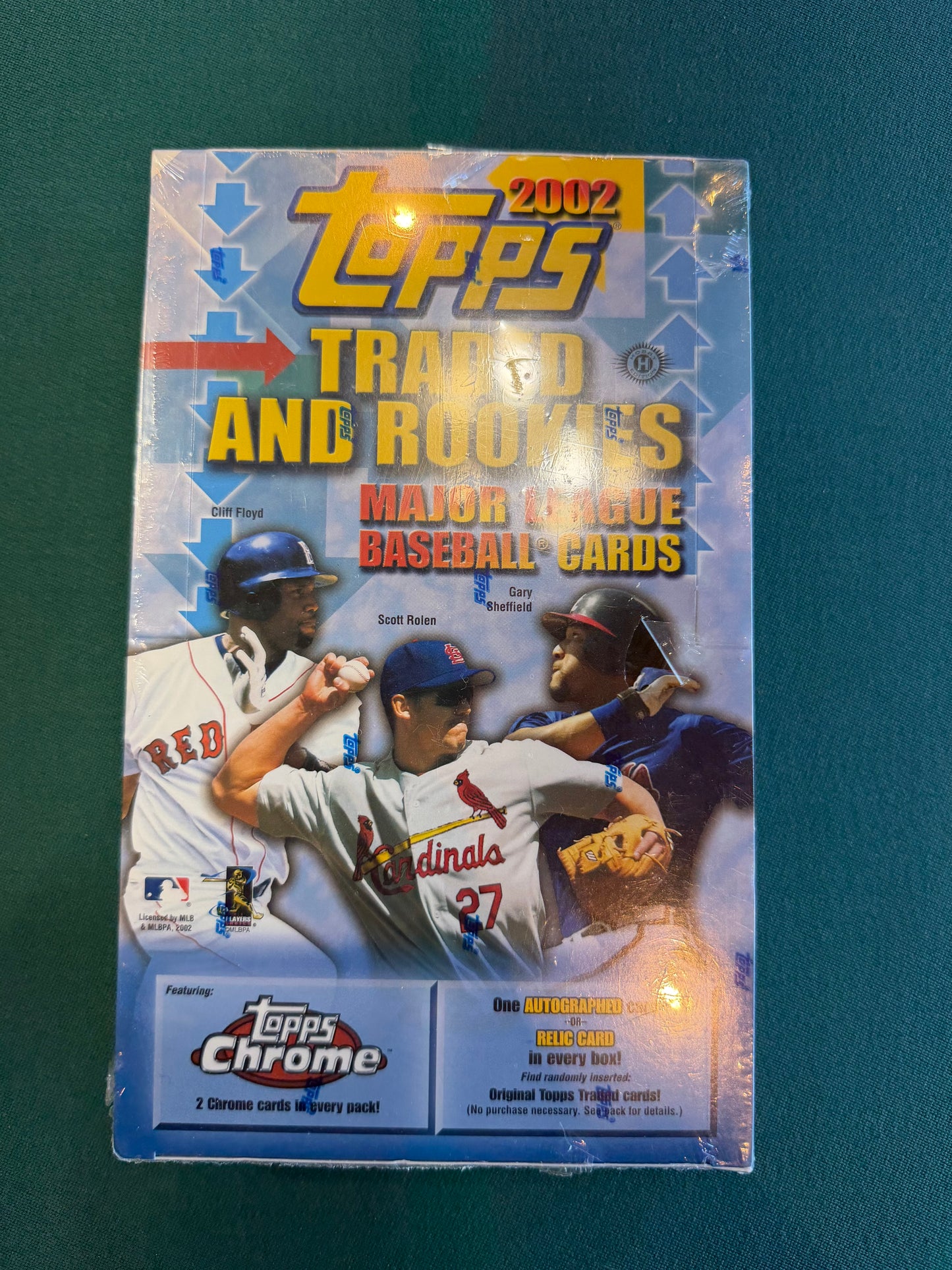 2002 TOPPS TRADED AND ROOKIES MLB BASEBALL HOBBY BOX 24 PACKS NEW SEALED