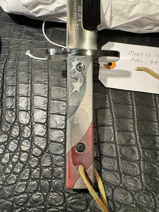Rare RANDALL KNIFE SPECIAL EDITION 75TH Anniversary Astro #81/200 Box + Paper.