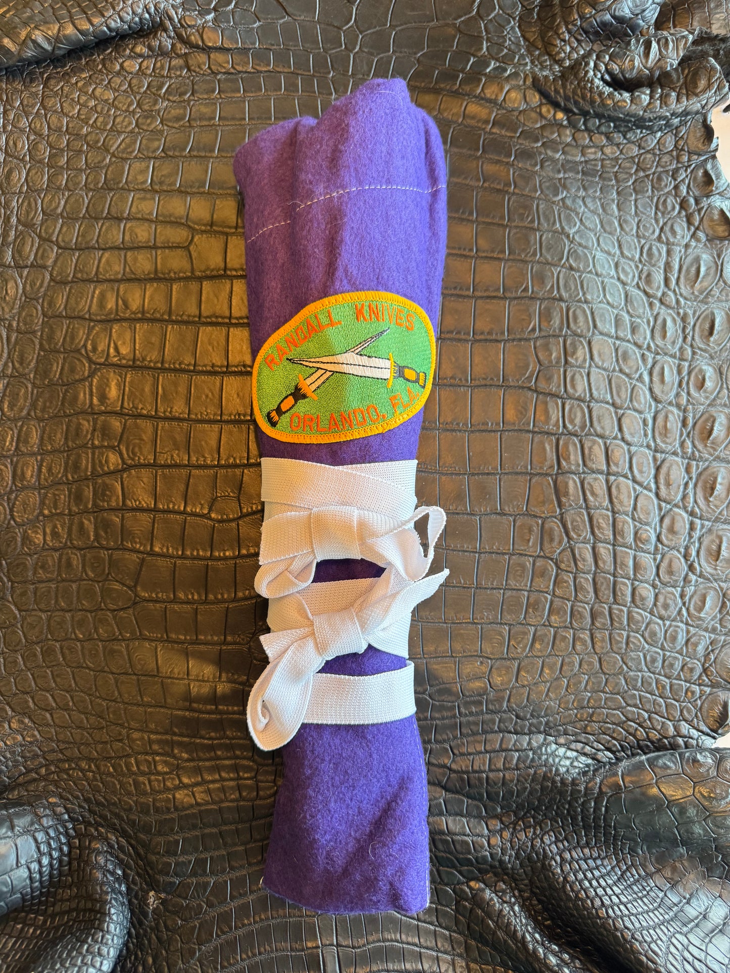 New Randall Carving set Model 6-9 STAG Red White Blue Spacers Stainless