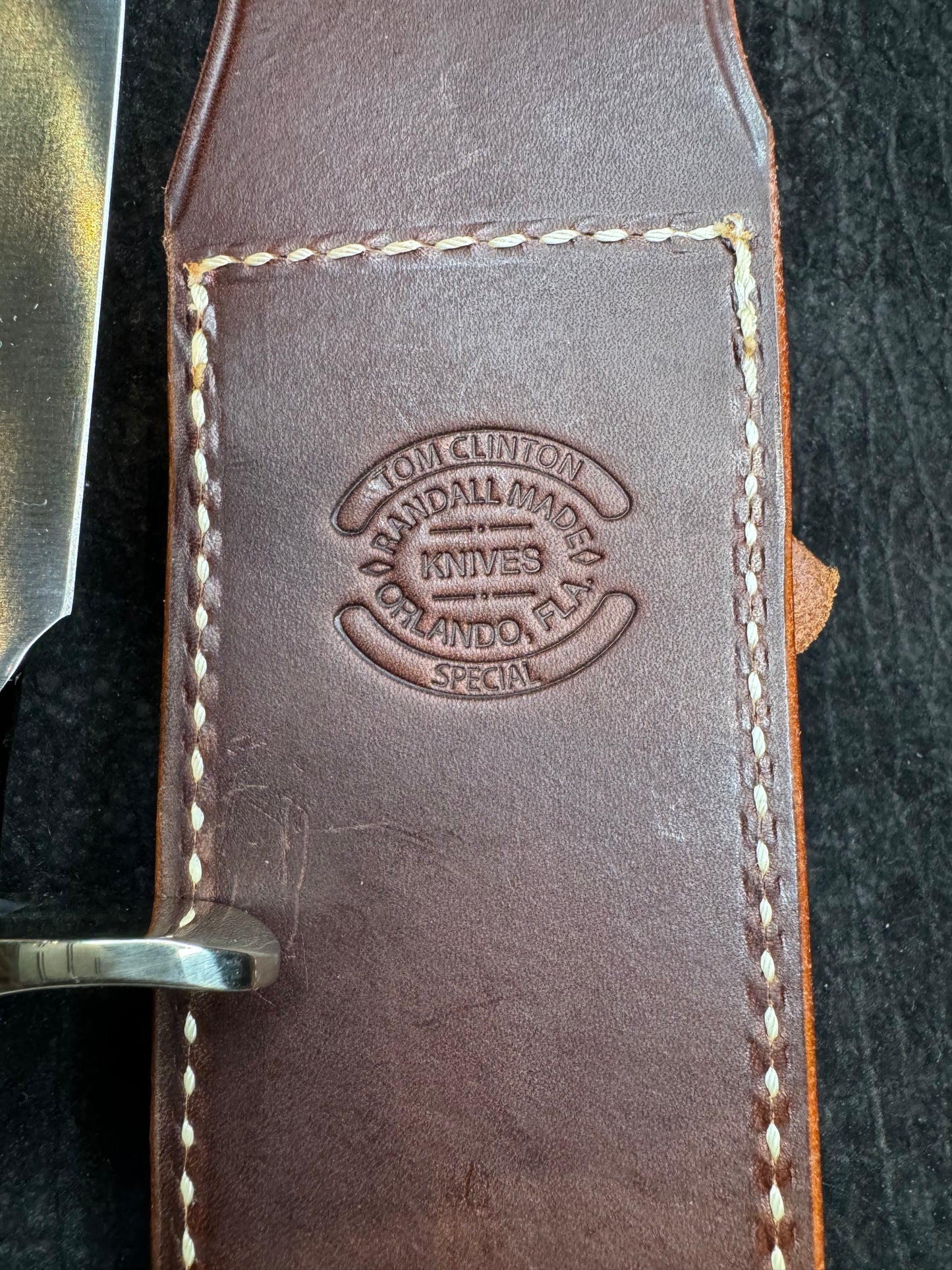 New Randall Knife Clinton Special TC Nickel Silver Hilt Rosewood Stainless Blade