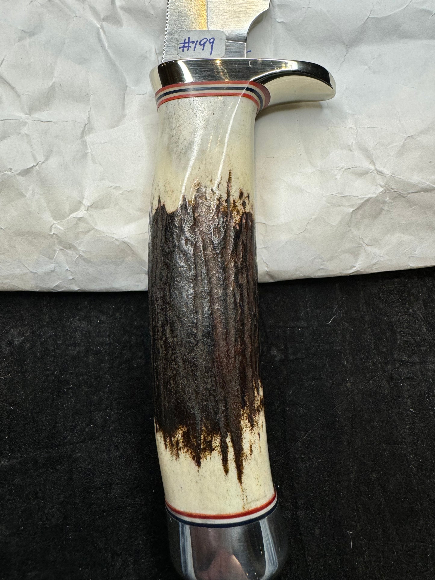 New Randall Knife Stanaback Special Nickel Silver Hilt Stag Stainless Steel