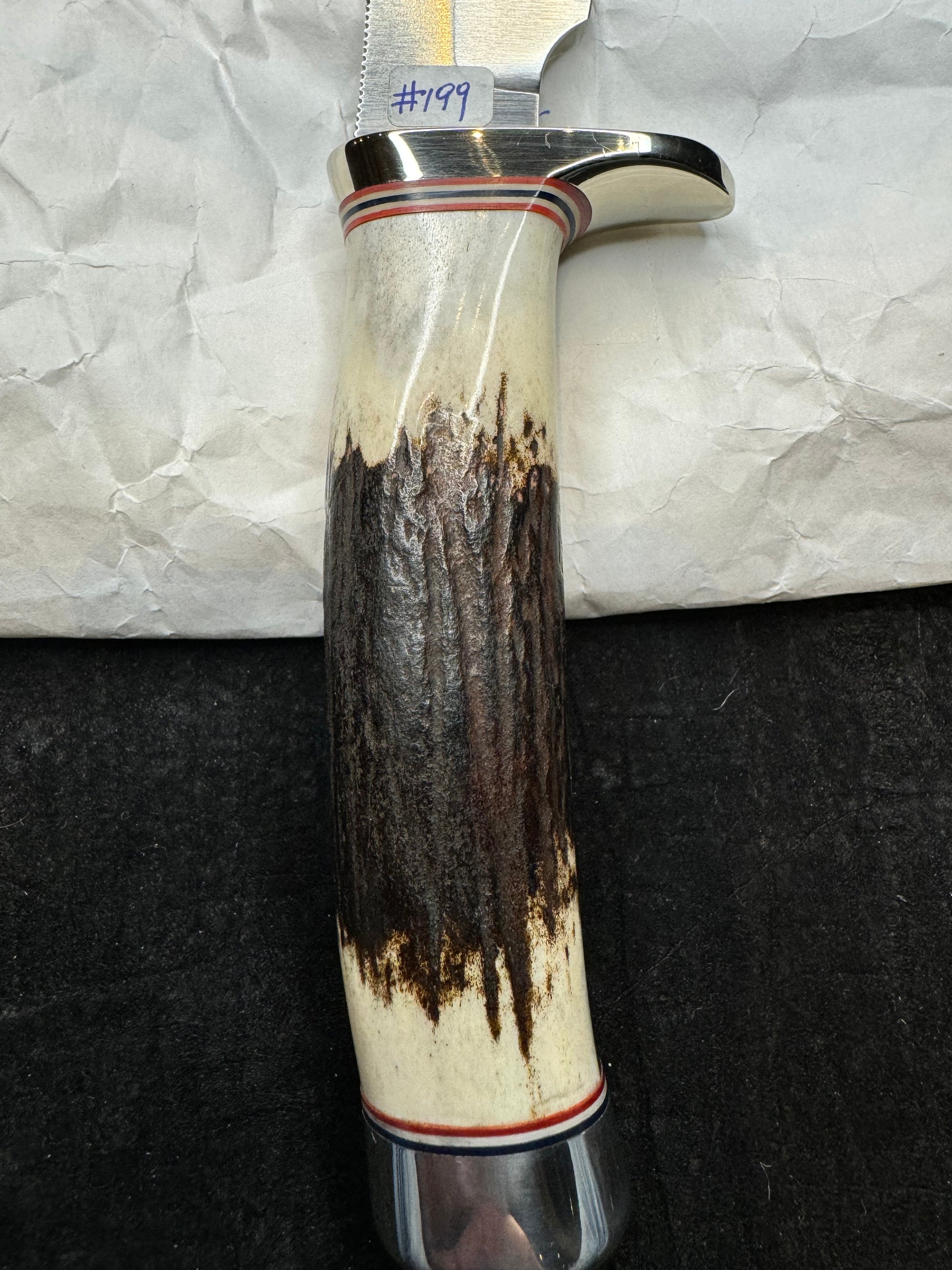 New Randall Knife Stanaback Special Nickel Silver Hilt Stag Stainless Steel