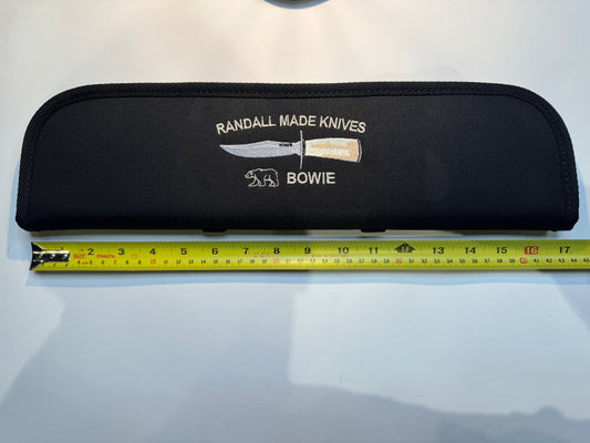 New Robbins Custom Knife case Randall Bear Bowie Special Silk threading 16 inch interior usable case