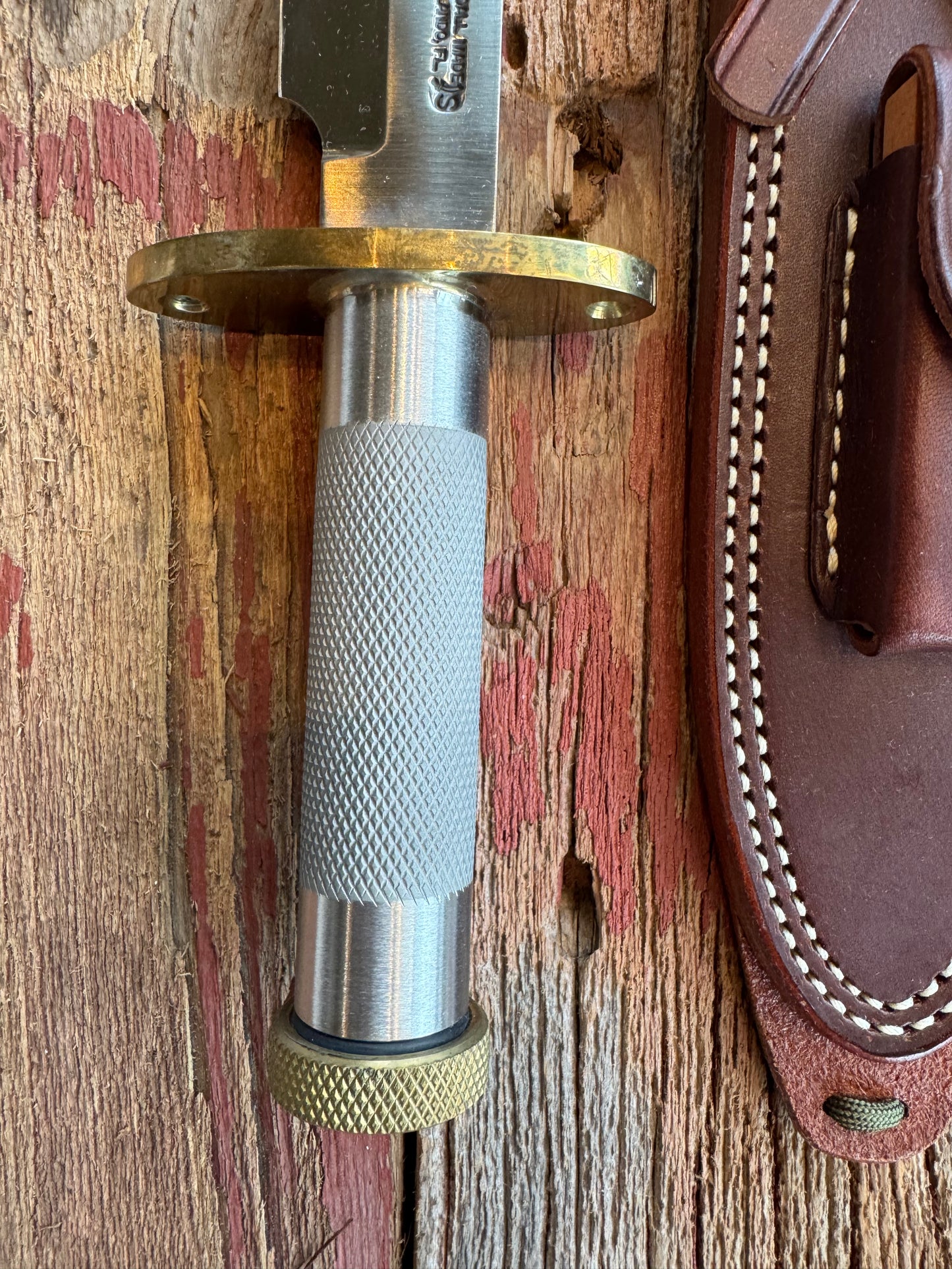 New in Paper Randall Knife Model 18-7.5 Stainless Steel Compass New