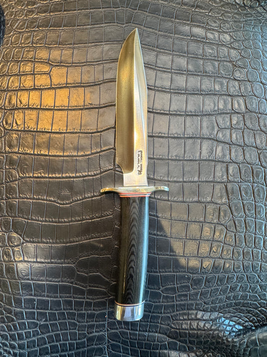 Randall Knife Model 1-7 Black Micarta Handle Stainless Steel Blade