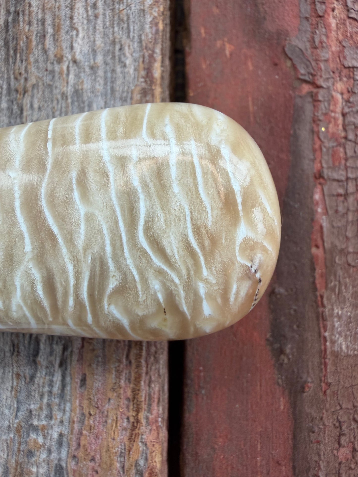 New Randall Model “Gambler” 4 Inch in Musk OX, Nickel collar and rounded  butt cap. Stainless blade.