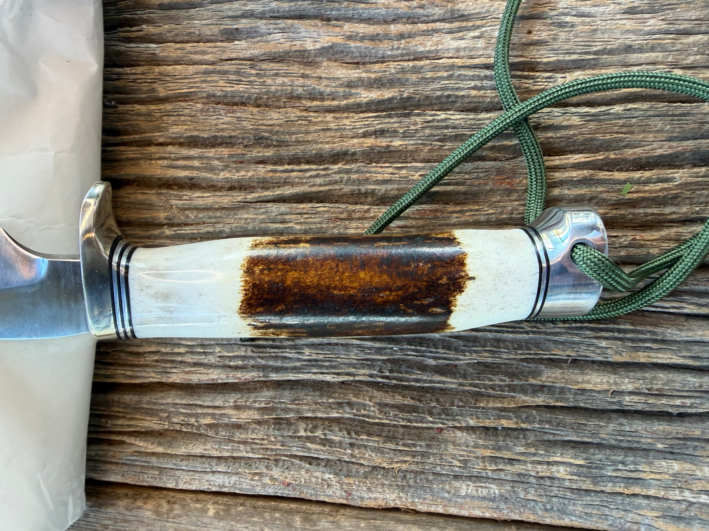 New in Paper Randall Made Knife Model GTR Stainless Nickel Hilt