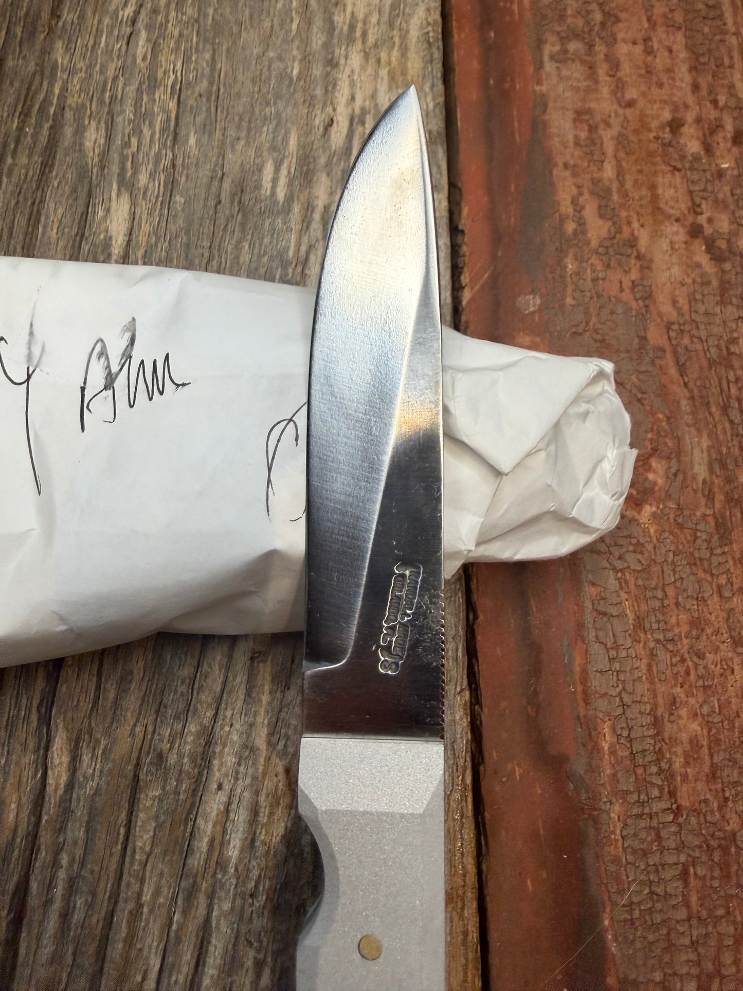 New in Paper Randall Knife Model 10-4 Fisherman Aluminum Handle Stainless Steel