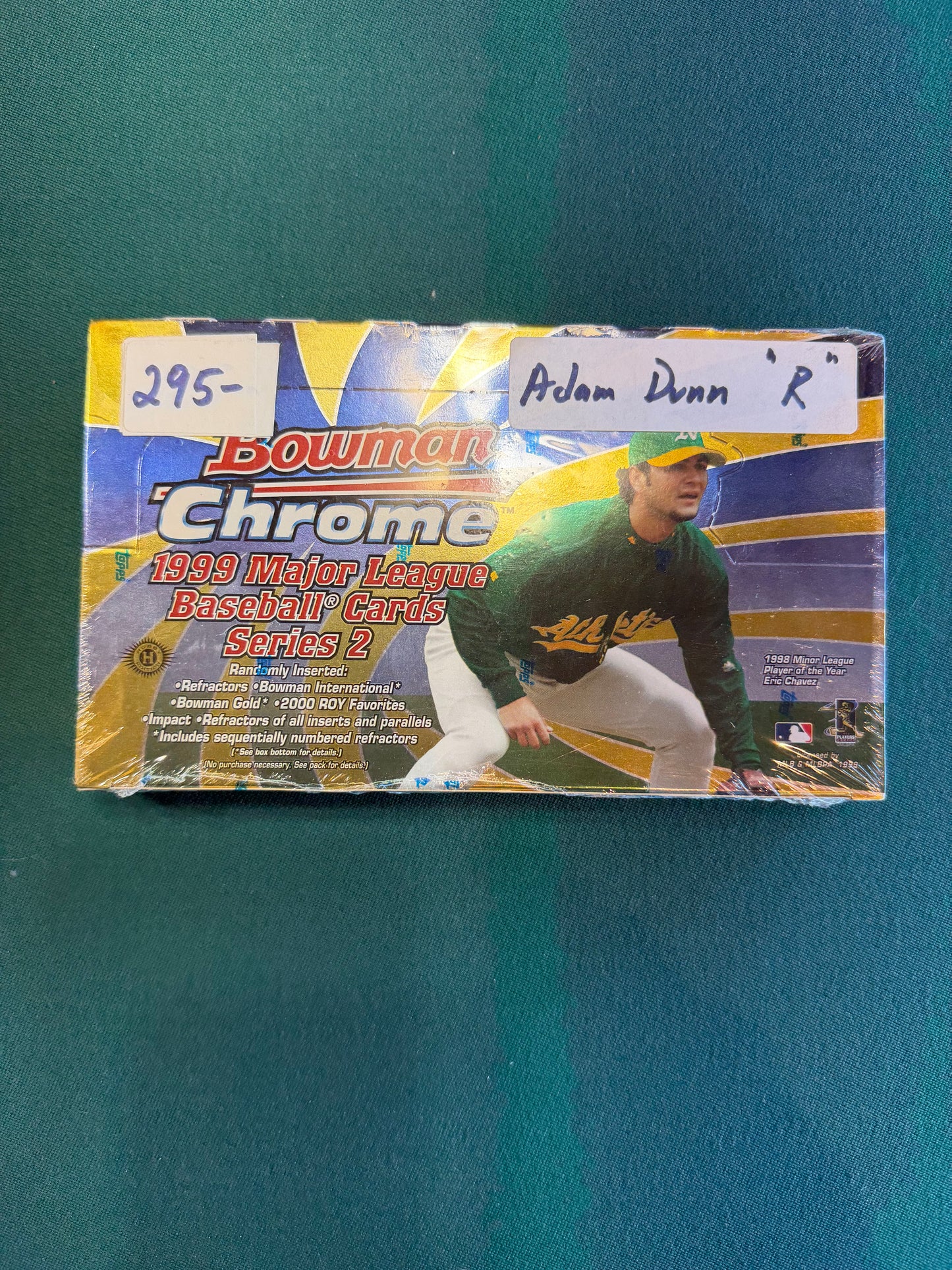 1999 Bowman Chrome 2 Hobby Box - Hamilton, Furcal RCs FACTORY SEALED