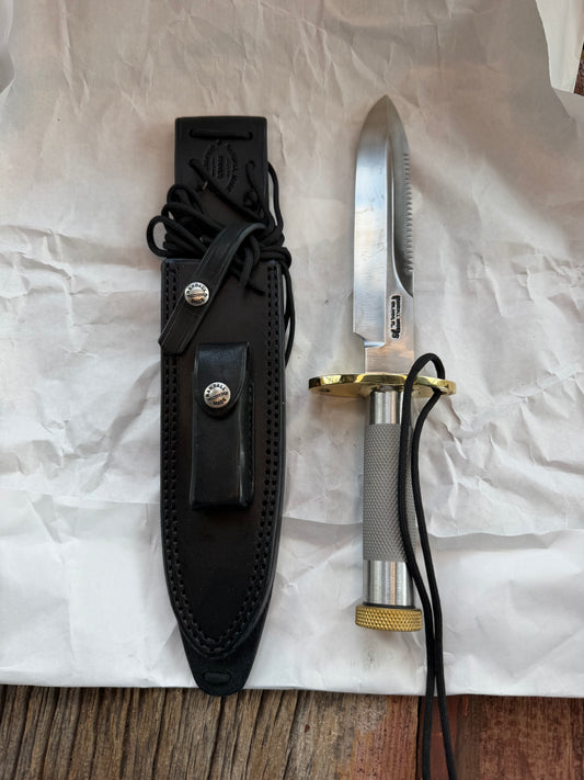 New in Paper Randall Knife Model 18-7.5 Stainless Steel Compass New