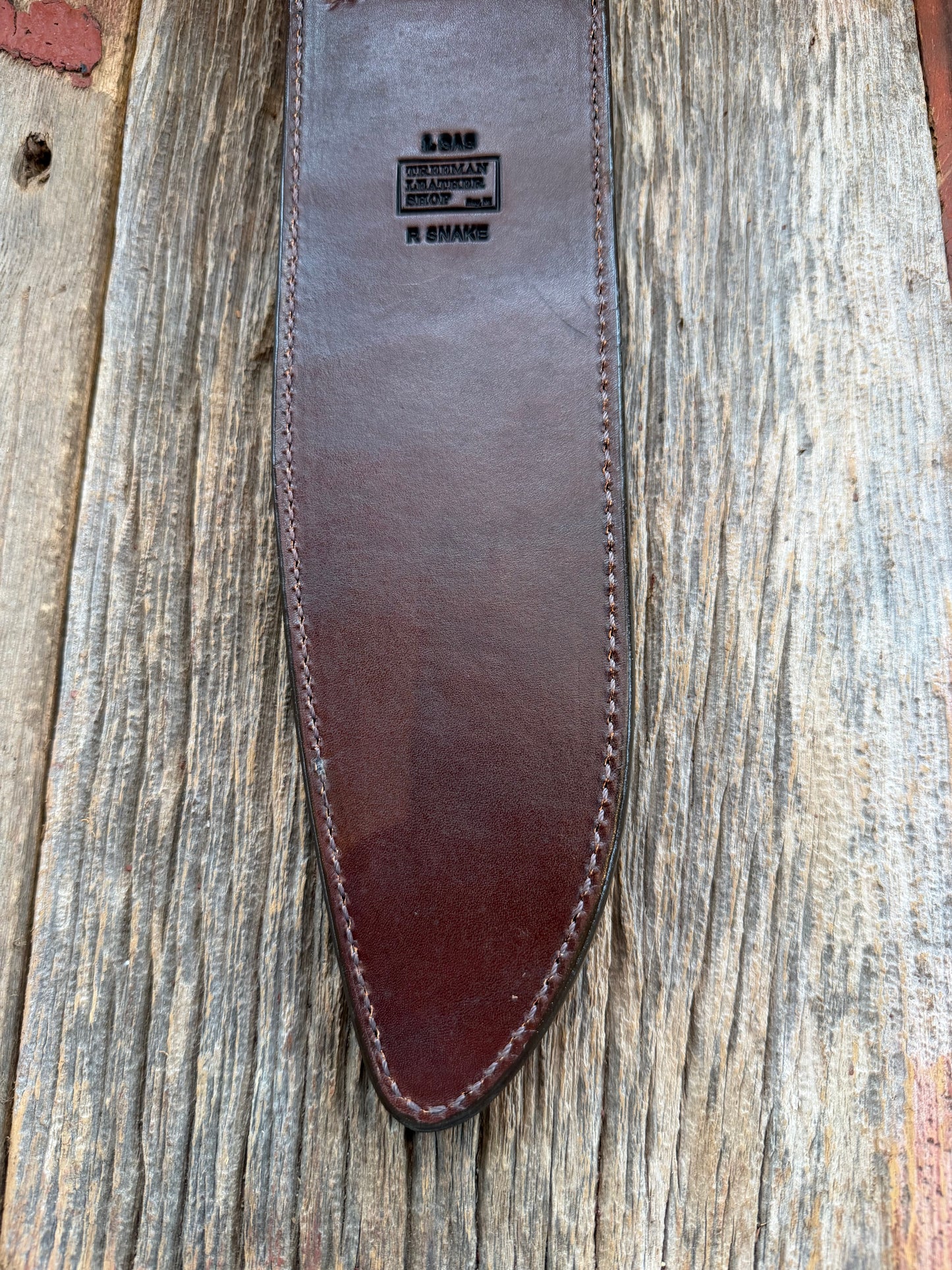 Randall Model 12-11 and 12-8 Large and Small Sasquatch  pair in Exotic Canebreak RattleSnake. An absolute gem 1/1 pair from Treeman Sheaths. Tremendous colors on this one.