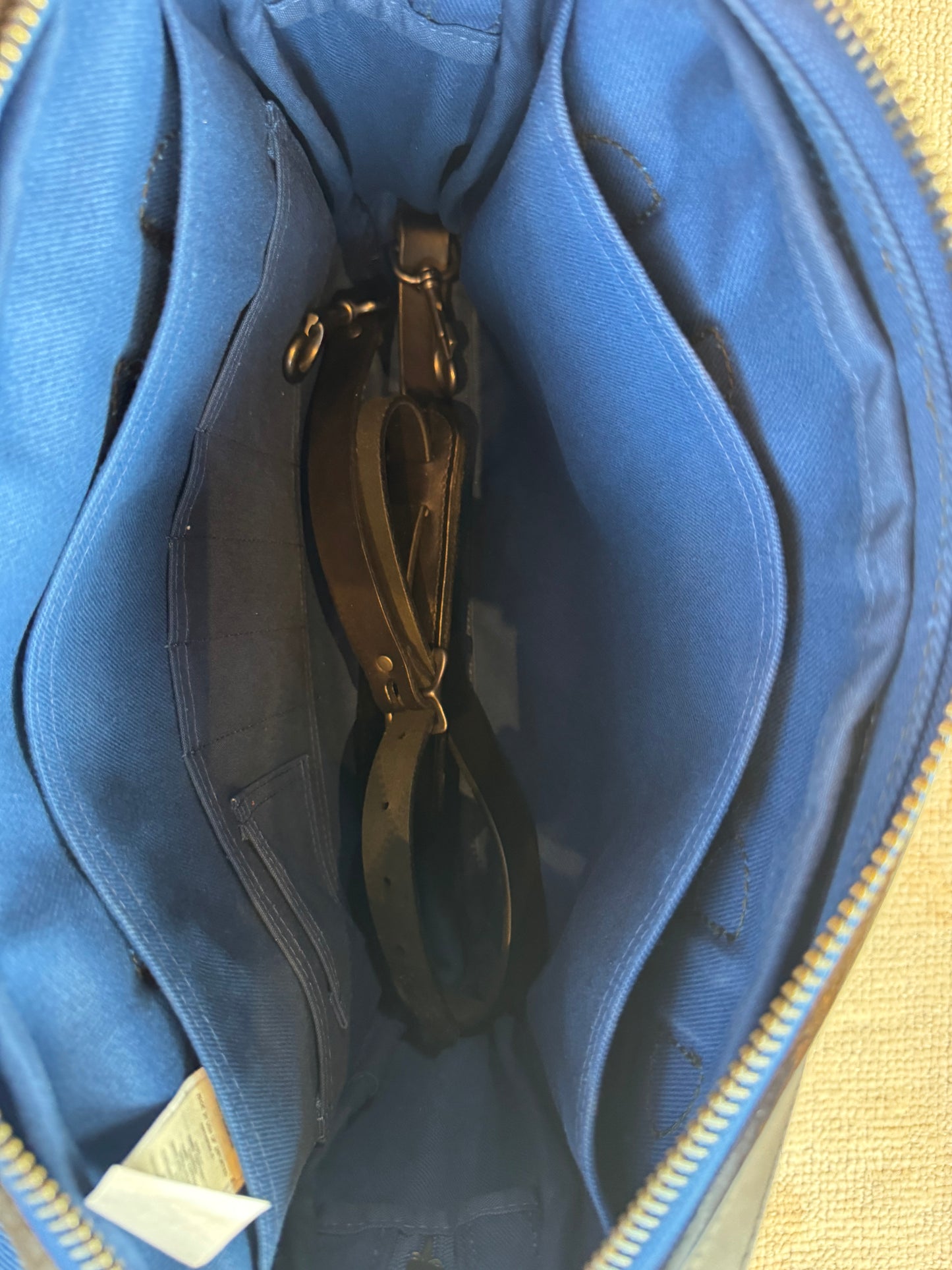 NWT Filson Rugged Twill Flag Blue Briefcase NWT Model # 20195528