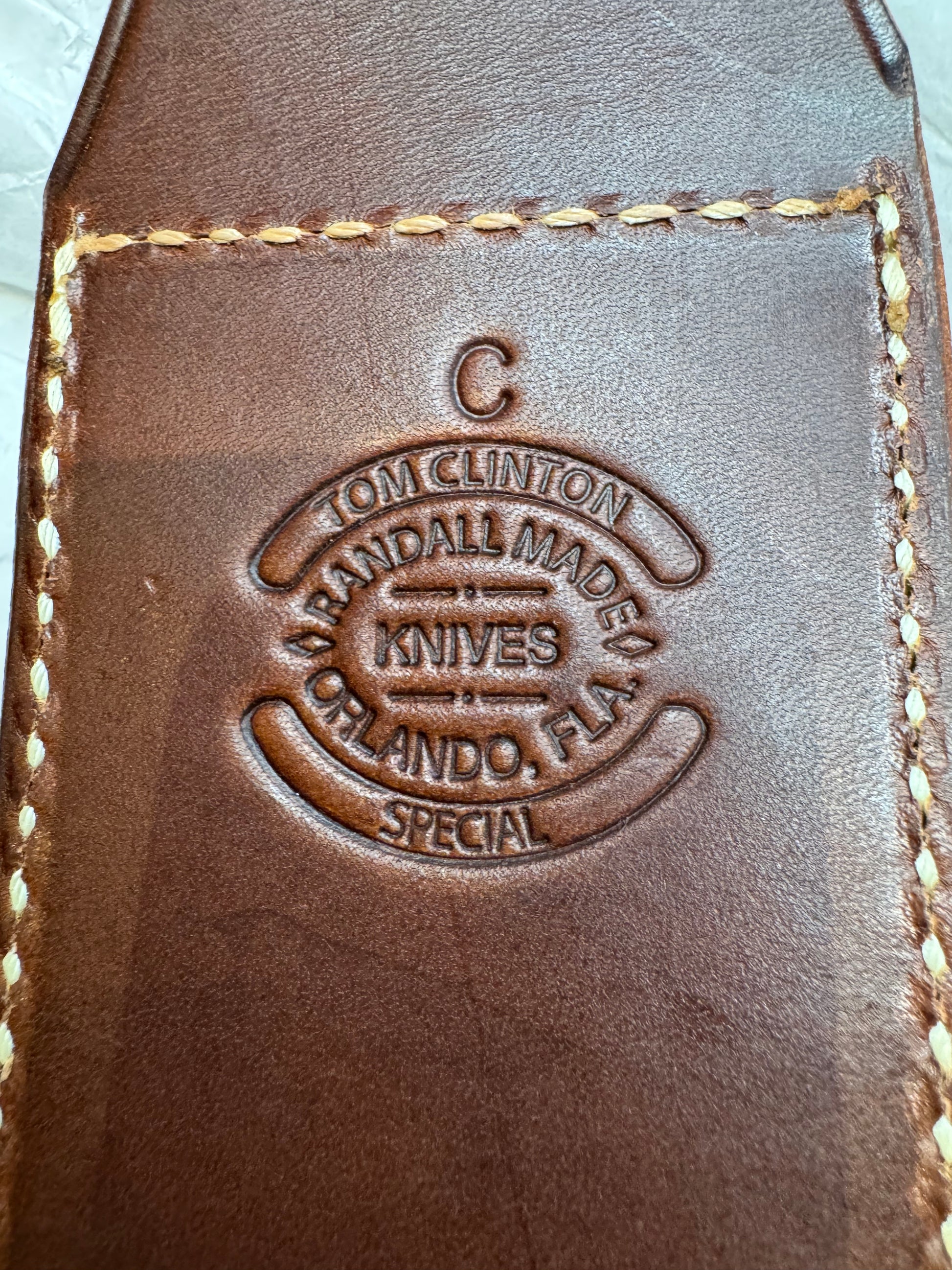 New Randall Knife Clinton Special TC Nickel Silver Hilt Rosewood Stainless Blade