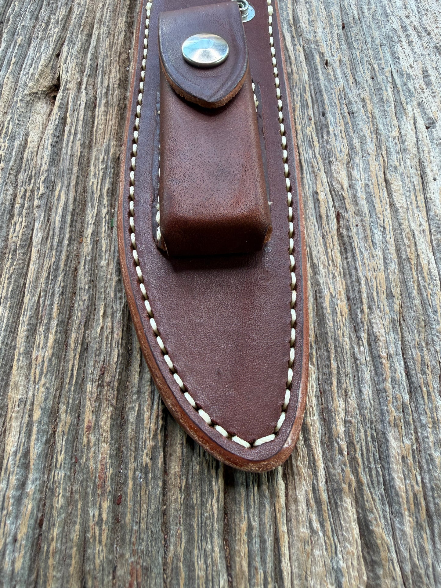New Randall Sullivans by Gutcher Leather Knife Sheath Model 1-6 with Stone
