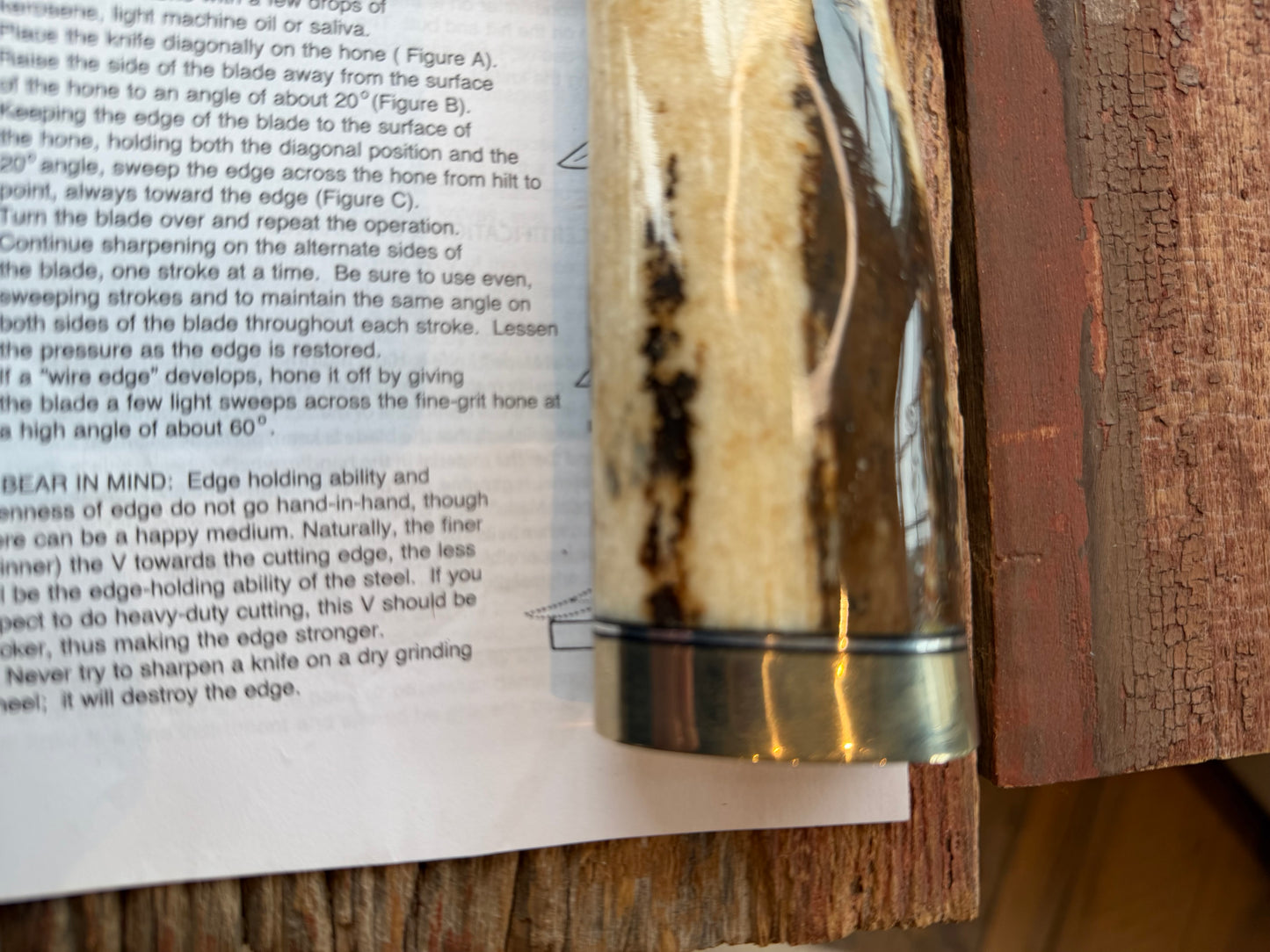 New in Paper Randall Model 12-13 Thorp in a Huge piece of Fossil Walrus Ivory. Nickel Silver Hilt and Butt cap.