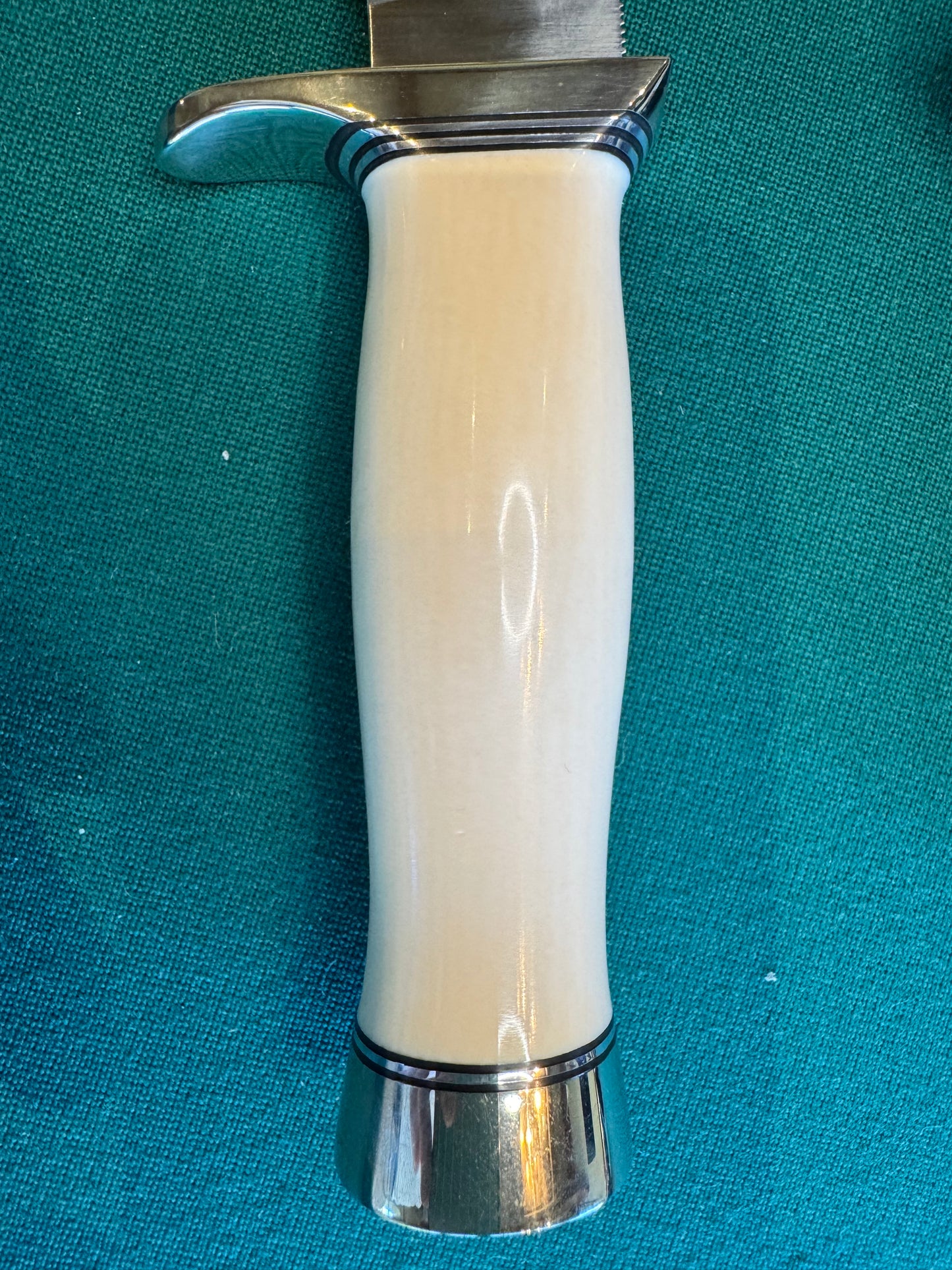 Randall Knife Model 19-5 NSH Resin Ivory Stainless Steel Black Randall Sheath