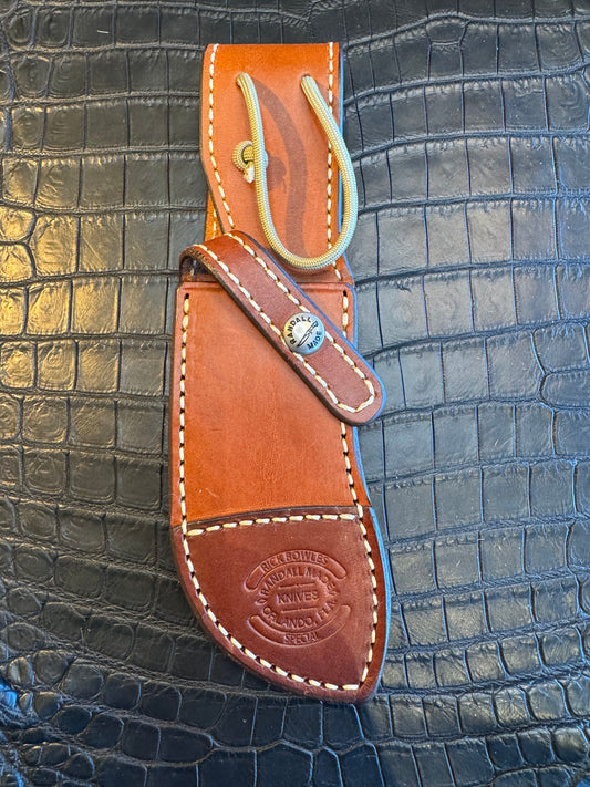 Randall Model Bowles Skinner Sheath autographed by Rick Bowles from Sullivans by Gutcher.