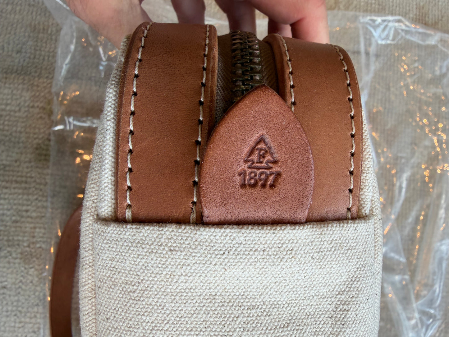 NWT Filson Workshop Pullman Canvas and Leather Briefcase. #13/50