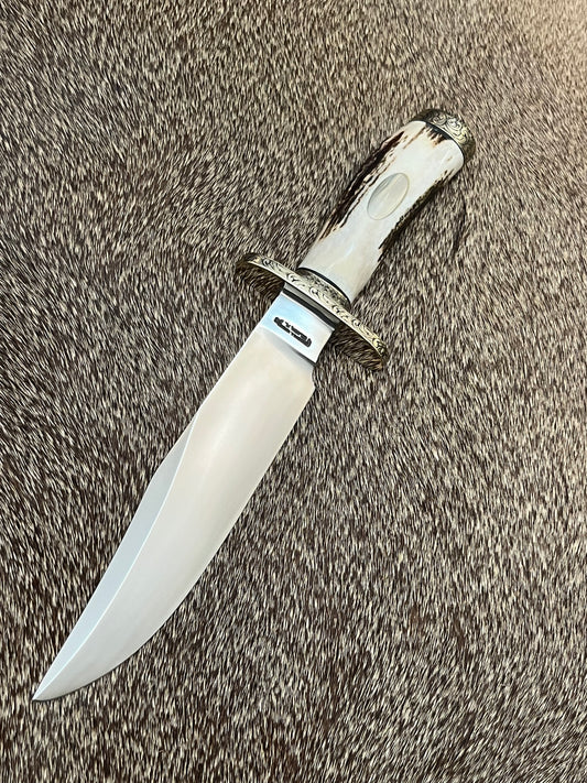 Nordic Special, Stag, Nickel Silver Hardware and Engraved by David Perdue
