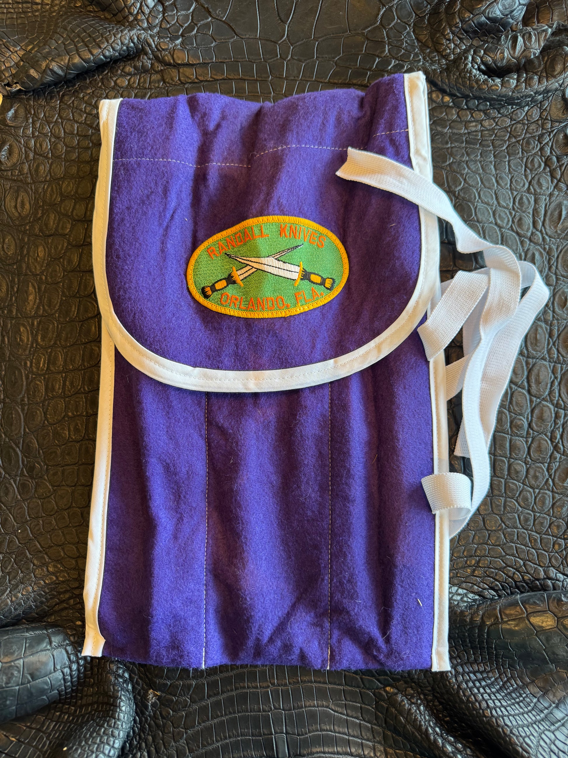 New Randall Carving set Model 6-9 STAG Red White Blue Spacers Stainless